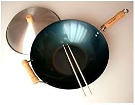 voorgekruide Flat Bottom Wok Set 
