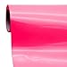 Neon Pink Heat Transfer Vinyl，PU Neon Pink Iron-on Vinyl Heat Transfer Vinyl Roll for DIY T-Shirts 、Idea Fabrics 0.8x5ft (Neon Pink)
