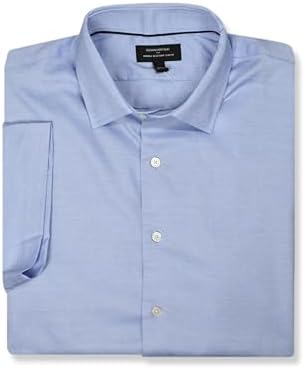 banana republic athletic fit dress shirt Men's Athletic-Fit Dress Shirt Basic Blue Regular Size S