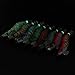 Croch Squid Jig Shrimp Prawn Lures Luminous for Cuttlefish Octopus Fishing 8PCS - 0.5oz