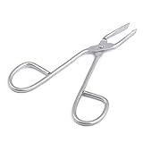 G.S SLANT TIP SCISSOR HANDLED TWEEZERS - SCISSOR-HANDLE TO ENSURE FAST