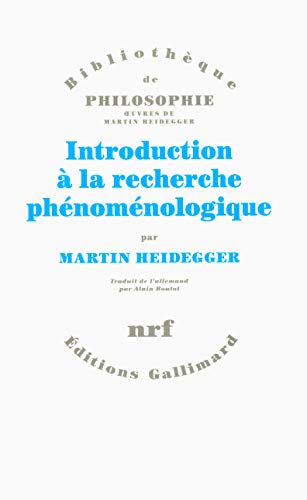 Introduction à la recherche phénoménologique by