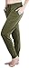 ToBeInStyle Women's Solid Print French Terry Jogger Pants (Large, Olive)