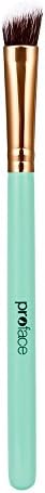 Mini Precision Angled Blending Brush - Mypreface Rose Golden Synthetic Angled Kabuki Makeup Brush Best Used with Contouring and Blending, Especially for Eyeshadows