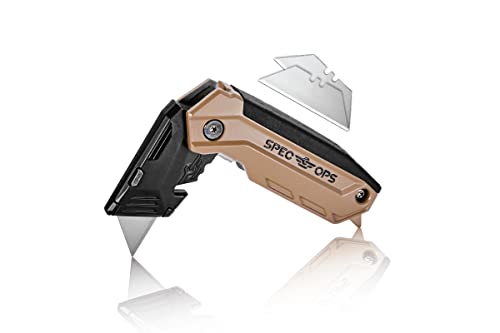 Spec Ops Tools Utility Knife for Cutting Drywall, Roofing & Jobsite Materials,…