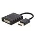 CableCreation Active DisplayPort to DVI Adapter DP to DVI-I Converter Eyefinity Multi-Screen Support 1080p, 15CM Black
