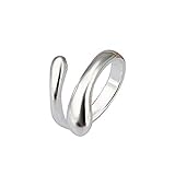 Doinshop New Nice Cute Lovely Fashion Chic Design Finger Opening Adjustable Womens Girls Ring Gift