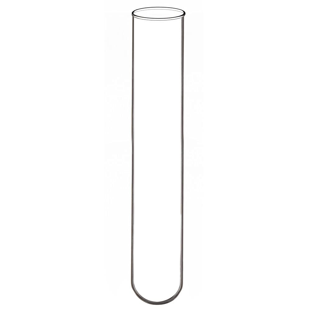 Labasics 15 Pack Borosilicate Glass Round Bottom Test Tubes, 30 mm OD X 165 mm length (Pack of 15) — image 1