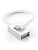 UGREEN Micro USB 2.0 OTG Cable On The Go Adapter Male Micro USB to Female USB for Samsung S7 S6 Edge S4 S3, LG G4, DJI Spark Mavic Remote Controller, Android Windows Smartphone Tablets 4 Inch (White)