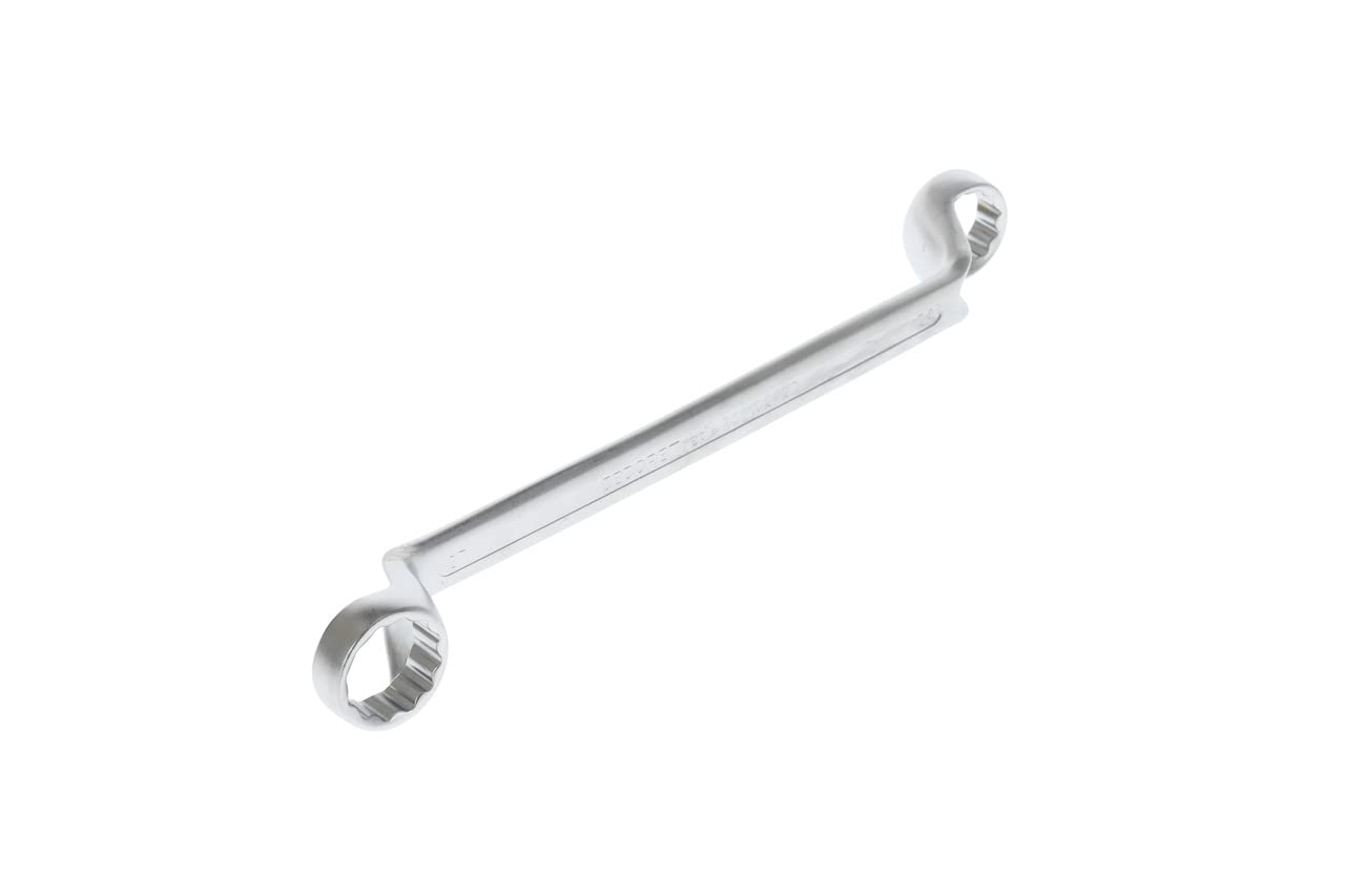 GEDORE Red Double-Ended Ring Spanner SW 24 x 27 mm L 328 mm Chrome Vanadium Steel Silver