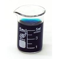SEOH Beaker Borosilicate Glass Low Form Graduated 5ml Pack of 4