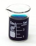SEOH Beaker Borosilicate Glass Low Form Graduated 5ml Pack of 10