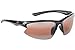 Strike King S11 Optics Semi Rimless Polarized Sunglasses (Shiny Black Amber)