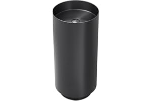 Modern Luxury Round Stainless Steel Freestanding Bathroom Sink Pedestal Sink