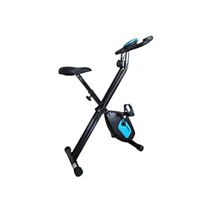 CARE FITNESS – Hometrainer, opvouwbaar, SV-316-7 functies – vliegwielmassa 4 kg – magneetrem – hartslagmeter – biking…