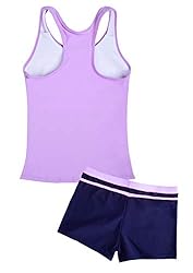 Uhnice Girls Swimsuit Two Piece Tankini Swimwear