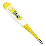 Digital Thermometer for Adults,Rectal and Oral Thermometer for Adults and Babies, Thermometer for Fever - Accurate and Fast Readings(Random Color)(â„ƒ)