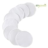 Wegreeco Premium Organic Bamboo Nursing Pad (8 PACK) - Leakproof Reusable Nursing Pads