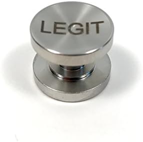 Legit Fidget Silver Spinner 606 Bearing Finger Caps