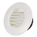 Hon&Guan 4'' Air Vent Louver, Air Grill Cover with Built-in a Fly Screen for Bathroom Office Home (&oslash;100mm) primary