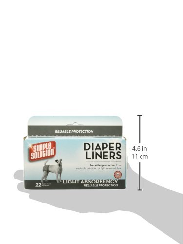 Simple Solution Disposable Liners Light Absorbency, 22 Count