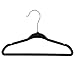 Juvale Kids & Baby Size Ultra Thin No Slip Velvet Hangers, Black, Set of 50 for Kids Dresses, Shirts, Sweaters and Pants - 11 Inch