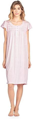 Casual NightsWomen's Cap Sleeve Floral Nightgown