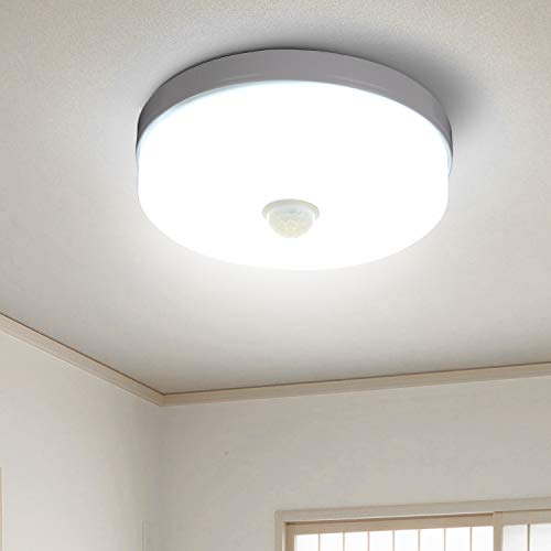 TOOWELL LED Motion Sensor Ceiling Light Flush Mount 18W 150W Equivalent