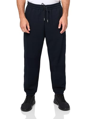 Armani Exchange Men's Pull Up Logo Tape Fleece Jogger Pant,DEEP Navy,M