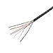 Cable Matters 23 AWG UV Resistant Outdoor Cat6 Bulk Cable for Direct Burial (Cat 6, Cat6 Outdoor Ethernet Cable 1000 Feet) in Black