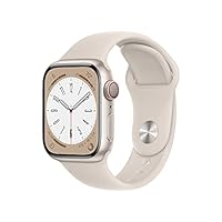 Apple Watch Series 8 [GPS + Cellular 41mm] Smart Watch w/ Starlight 