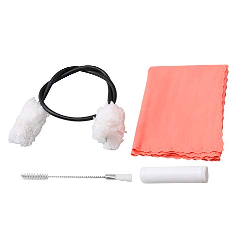 Multicolor Cleaning Care Kit Brush Polish Cloth Cork Grease for Flute Clarinet