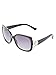 GUESS GF6065 Shiny Black With Gold/Smoke Gradient Lens One Size
