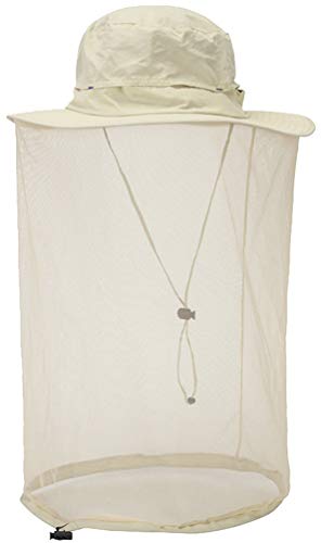 CAMO COLL Women's Outdoor UPF 50+ Sun Hat with Mesh Face Mask (One Size, Light Khaki) - Thumbnail 2