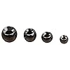 25pcs-Tungsten-Slotted-Fly-Tying-Head-Beads-Nymph-Head-Ball-Beads-2433446mm-GoldBlack