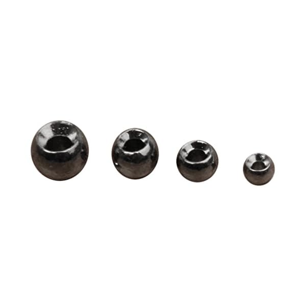 25pcs-Tungsten-Slotted-Fly-Tying-Head-Beads-Nymph-Head-Ball-Beads-2433446mm-GoldBlack