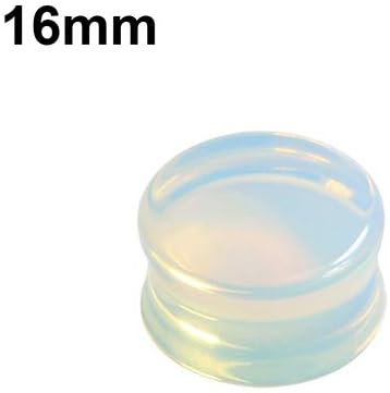 Dyyicun12-1 Pc 5-18mm Opalite Double Flared Saddle Gauges Ear Plug Cool Stretcher Piercing - 5 mm