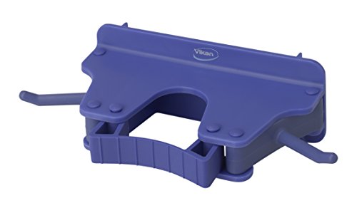 Vikan 10178 Purple Polypropylene/Rubber Wall Bracket, 9.5"