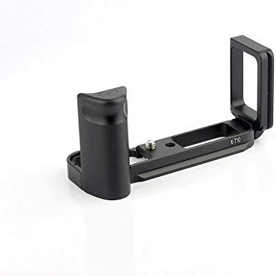 Metal Bracket Hand Grip, Metal Hand Grip L Bracket Holder for Fujifilm X-T10 Camera, Quick Release Fujifilm X-T10 Hand Grip Can Protect Camera from Falling (Only Compatible with Fujifilm X-T10)