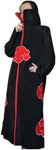 Kamabags Unisex Japanese Anime Costumes Cosplay Naruto Akatsuki Cloak Uniform (M, Akatsuki)