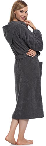 Ladeheid Damen Frottee Bademantel aus 100% Baumwolle LA40-102 – Bild 3