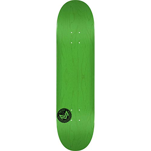 Mini Logo Chevron Stamp Green Skateboard Deck 181-8.5" x 33.