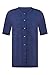 Post Surgery Mastectomy Shirts with Drain Pockets - Premium Cotton Post Mastectomy Shirts for Women - Mastectomy Recovery Must Haves - (Navy/Small)