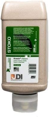 Kresto Classic 87044 Stoko Heavy Duty Hand Soap (2000ml Hard Bottle) (4 Bottles)