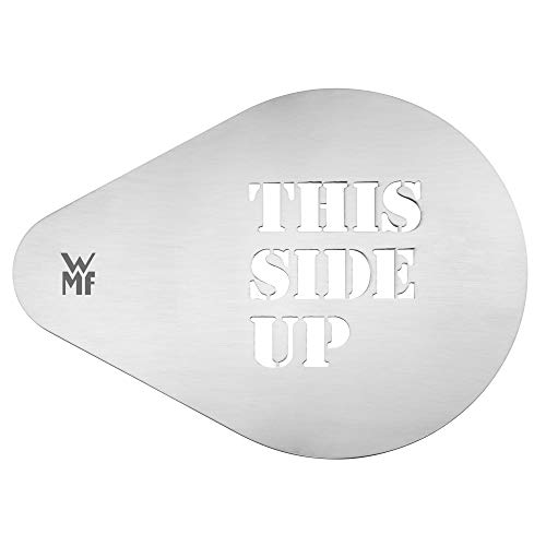 WMF Barista Cappuccino Schablone-Set 2-teilig Monkeyside, Cromargan Edelstahl poliert, spülmaschinengeeignet – Bild 3