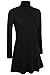 Meaneor Women's Solid Long Sleeve Cowl Neck Loose Casual Tunic Dress Top