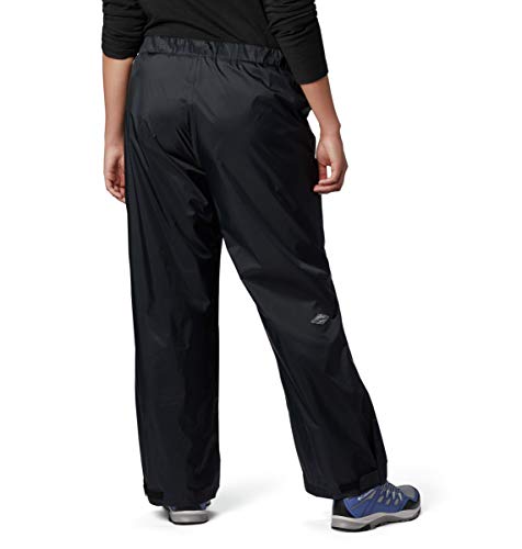 Columbia Plus Size Women's Storm Surge Waterproof Rain Pant, Black, 2X Short - Thumbnail 4