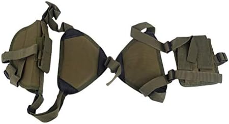 Jalunth Shoulder GunHolsters– Universal Concealed Pistol Holster for 1911 / revolver/SIG Sauer/hk vp9 / cz p10c / glock with 2 Magazines