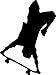 Wallmonkeys WM341690 Skate Boarding Silhouette Wall Decal Peel and Stick Graphic (12 in H x 9 in W)