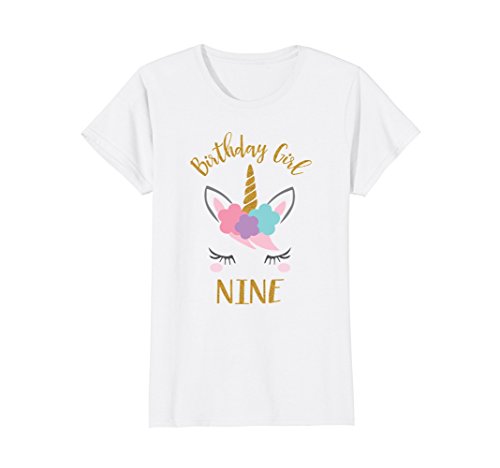 9th birthday unicorn outfit, 9th birthday girl shirt